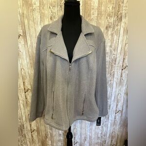 Alfani Gray Utility Jacket - WMNS 3X